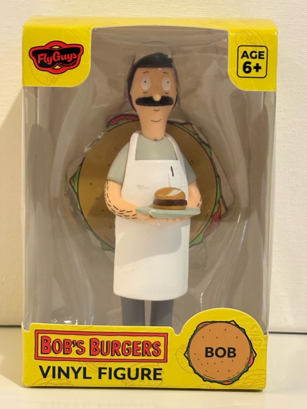 Bob's Burgers Bob Belcher BOB 4" Vinyl Figure Built by Culturefly Fly Guys NIB